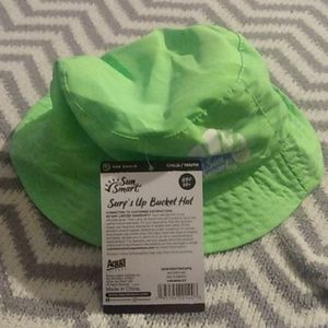Sun Smart Child/Youth Bucket Hat, light green
